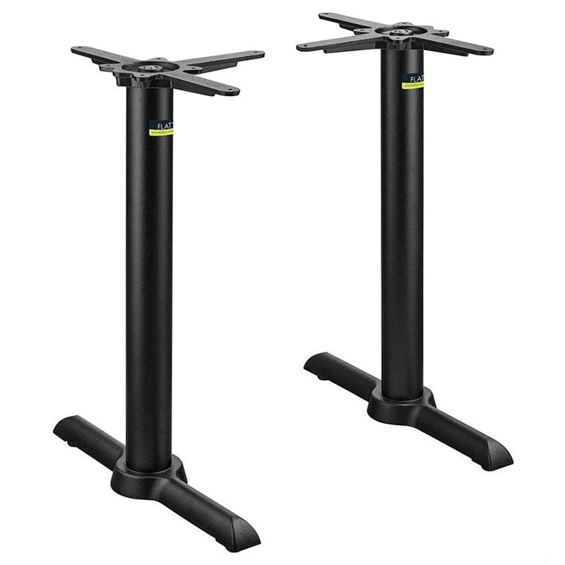 Detroit Twin Self Leveling Cast Iron Table Base - Dining Height