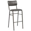 Harlow-Stacking-Bar-Stool-Vintage-Black-Nobis-Restaurant-Furniture-Front -View