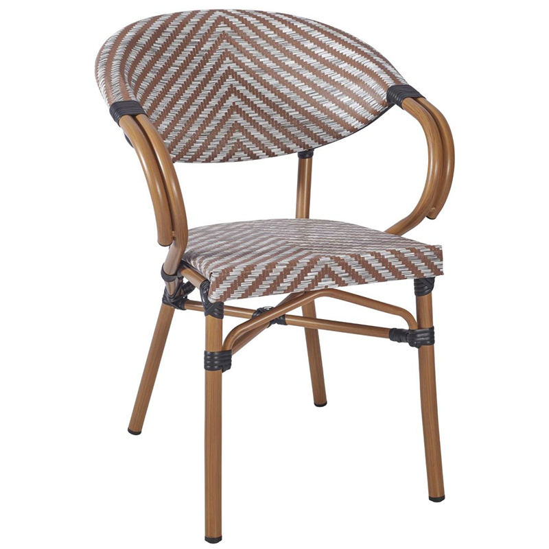 Montpellier Bistro Chair – Aluminium Frame, Ideal for Restaurant Terraces – Grey